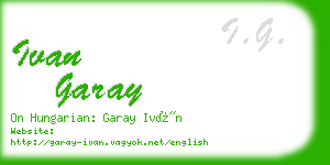 ivan garay business card